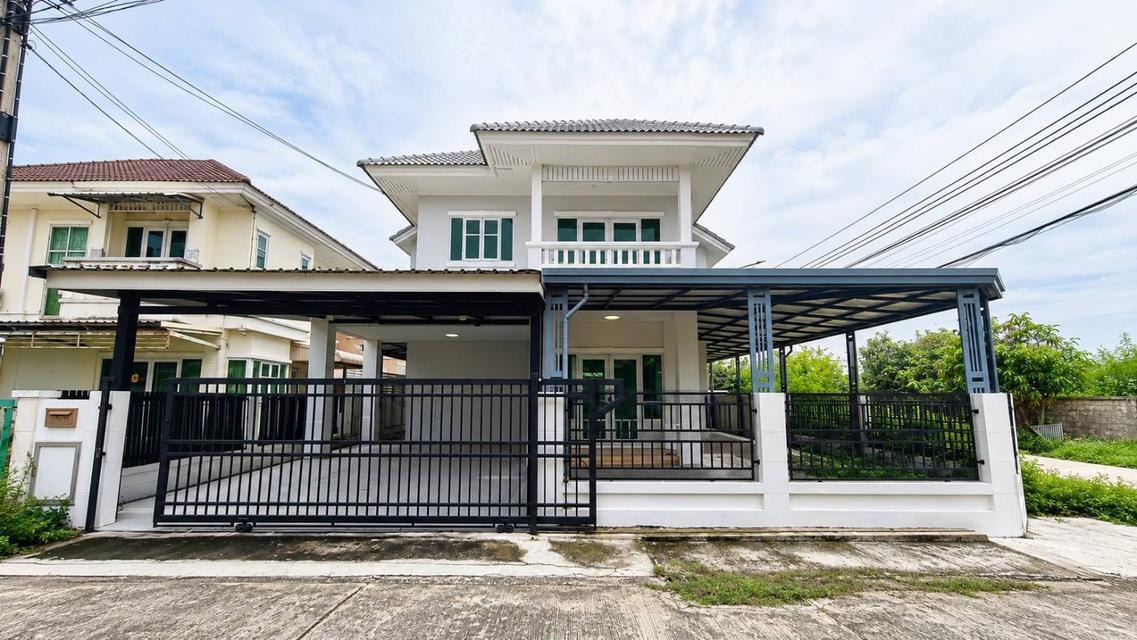 รีโนเวทใหม่! บ้านเดี่ยว 2 ชั้น หลังมุม 50 ตร.ว. หมู่บ้านปิยวรารมย์ 4 บ้านกล้วย–ไทรน้อย นนทบุรี 1