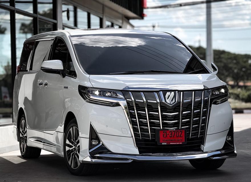 รหัสรถ MCA3702 2019 TOYOTA ALPHARD X HYBRID E-FOUR 2.5 แต่งหรู EXCLUSIVE PACKAGE VIP