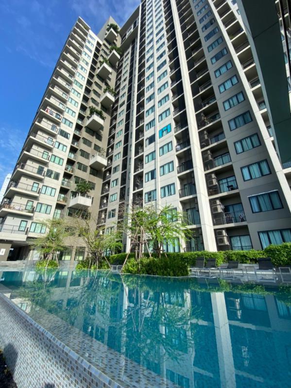 Condo for sale, studio room, high view, 447-storey building, next to BTS On Nut, Khlong Tan Subdistrict, Khlong Toei District, Bangkok, 1 bed Blocs77 7