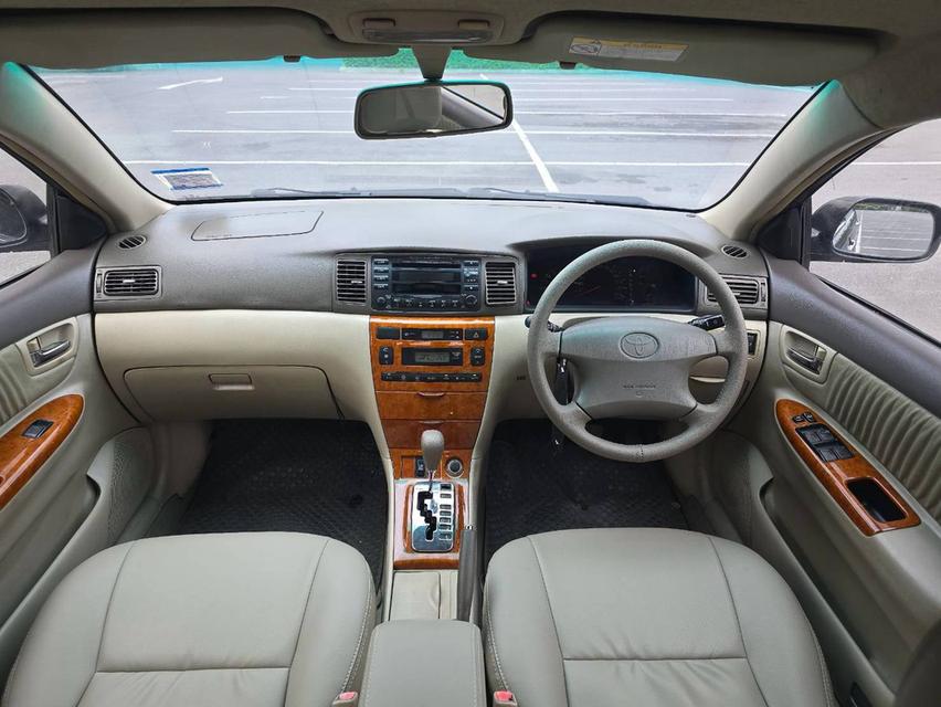 (แจ้งรหัสรถ QT3041) Toyota Altis หน้าหมู 1.6 E เกียร์ Auto เบนซิน ปี2003 รูปที่ 9