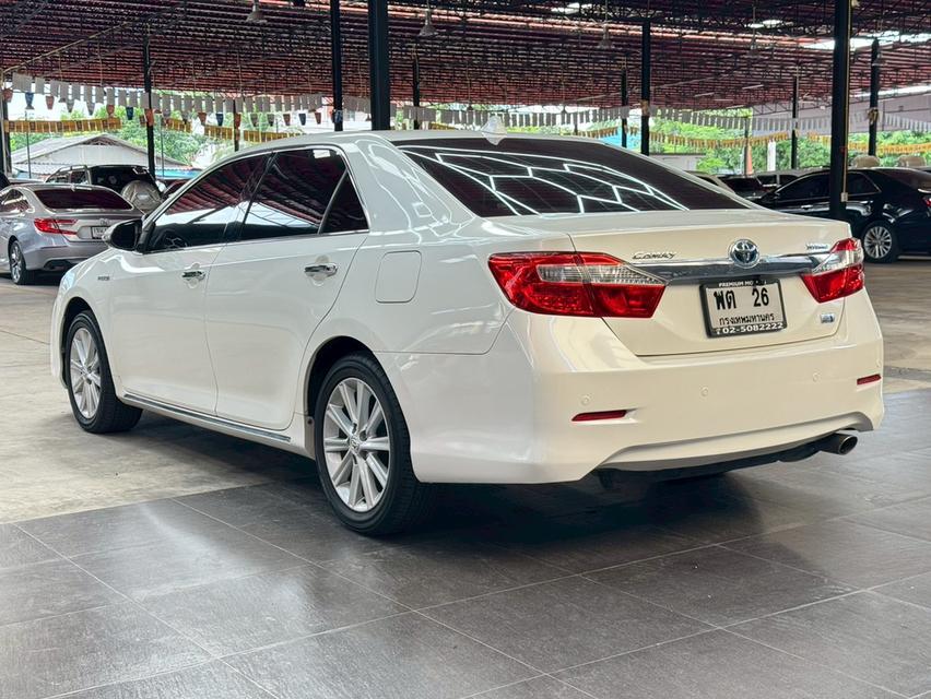 TOYOTA CAMRY 2.5HV DVD ปี 2013 เดิมๆทั้งคัน พาช่างมาตรวจเช็คได้เลย-บุ๊คครบ เช็คศูนย์ทุกระยะ 9