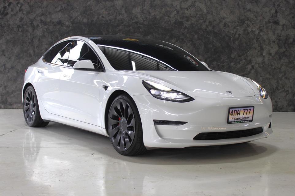 รหัสรถ JRS777 Tesla Model3 Performance  ปี 22