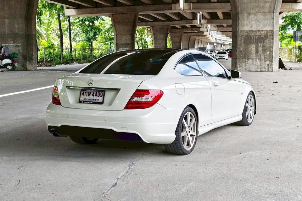 Mercedes-Benz C180 W204 Coupe AT ปี 2011 รถสวยไมล์น้อย 96,xxx  5