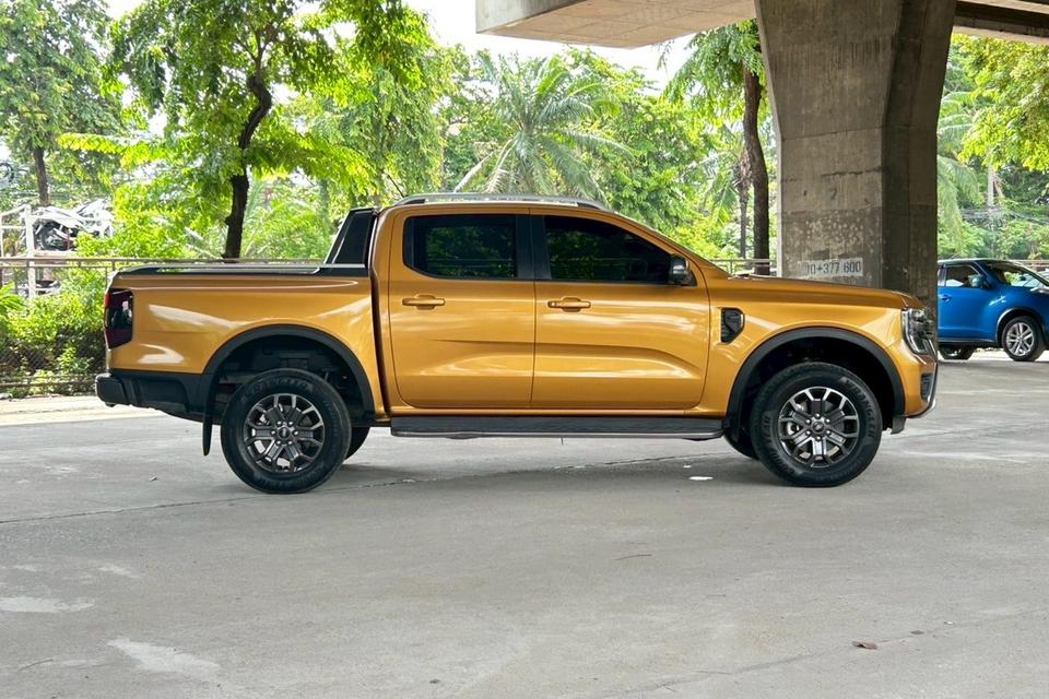 Ford Ranger Double Cab 2.0 Bi-Turbo Wildtrak 10AT ปี 2022 รถสวยมือเดียว ออฟชั่นตัวท๊อป