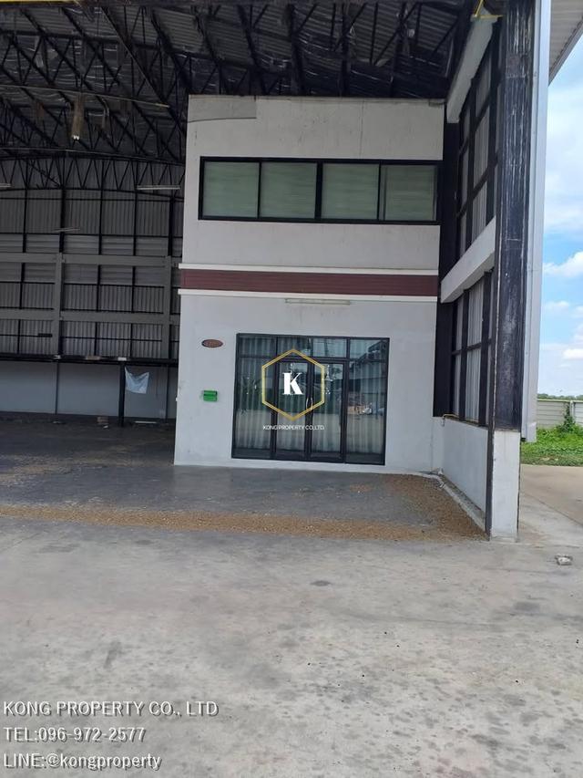 ให้เช่าโกดัง บางเลน นคปฐม พื้นที่ 1819 ตรม ห้องพักคนงาน 6 ห้อง 2