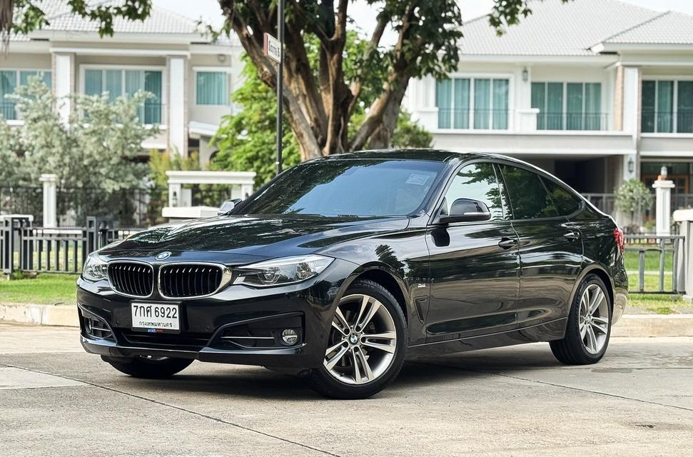 BMW 320D GT Sport LCI 2018 สีดำ เบาะแดง ราคาถูกช้าอด