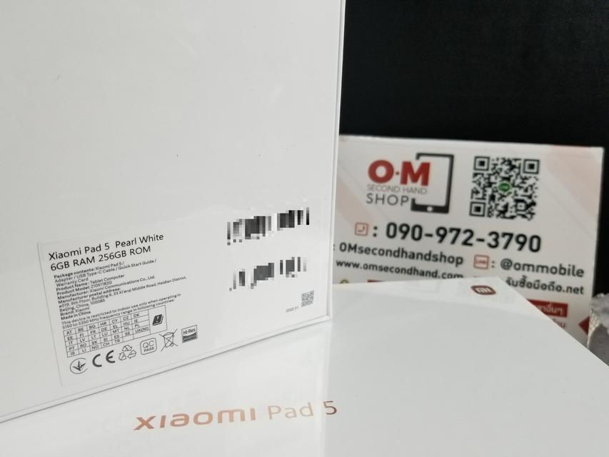 ขาย/แลก Xiaomi Pad 5 6/256GB (Wifi) ศูนย์ไทย ประกันศูนย์ยาว สินค้าใหม่มือ1ยังไม่ได้แกะซีล เพียง12,900 บาท  1