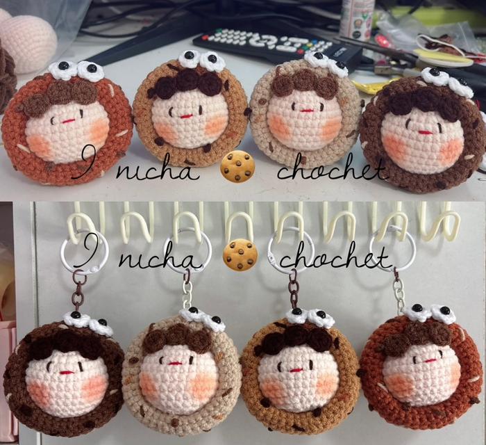 งานโครเชต์ ถักมือ พวงกุญแจ