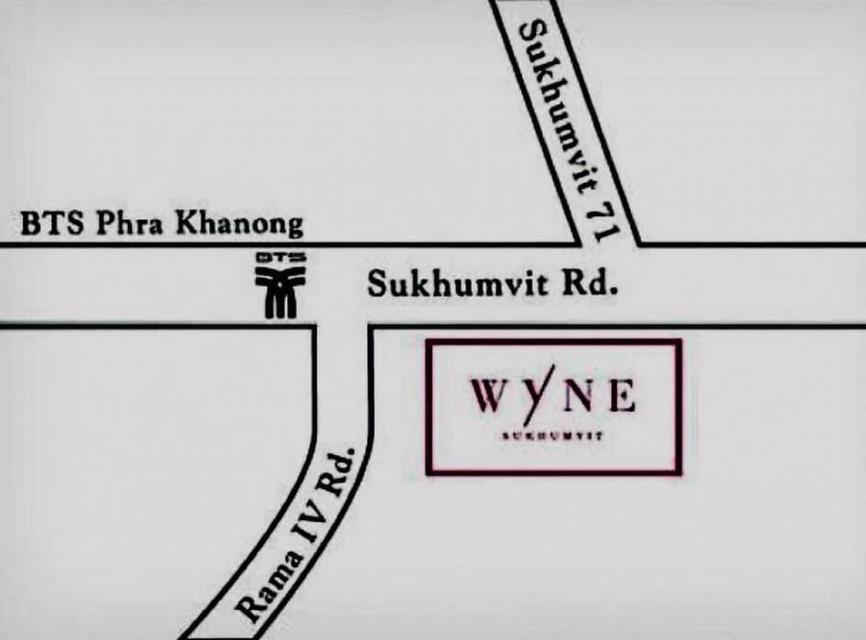 ให้เช่าด่วน Wyne Sukhumvit ห้องมุม ทิศเหนือ 3