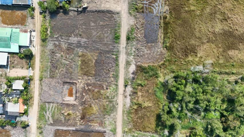 ที่ดินแบ่งขาย อำเภอองครักษ์ นครนายก  ติดถนนสาธารณะ น้ำ ไฟ พร้อม 4