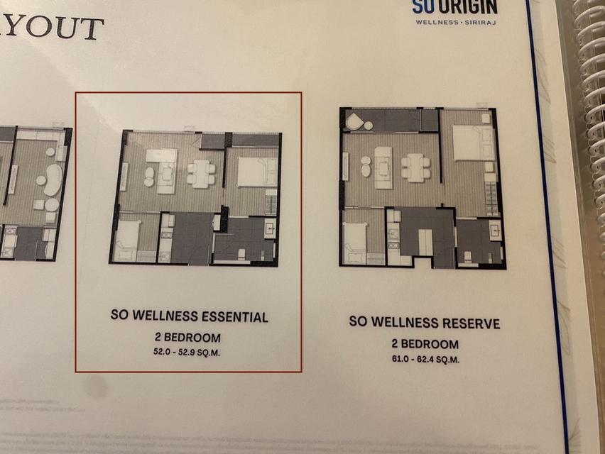 ขายดาวน์ SO Origin Siriraj ห้องใหญ่ 2 ห้องนอน ชั้นสูง วิวเมือง พร้อมโอน เท่าทุน 5