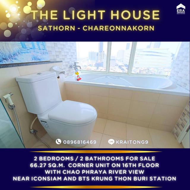 The Lighthouse Sathorn-Chareonnakorn 2 Bedrooms for sale on 16th floor with Chao Phraya River View ขายคอนโด เดอะไลท์เฮ้าส์ สาทร เจริญนคร 4