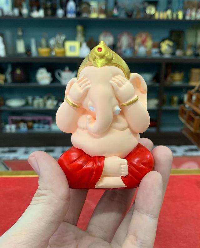 พระปิดตาปางพระฆเนศ เนื้อปูน งานhandmade 2