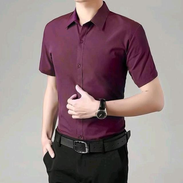 เสื้อเชิ้ตแขนสั้น แฟชั่น รูปที่ 4