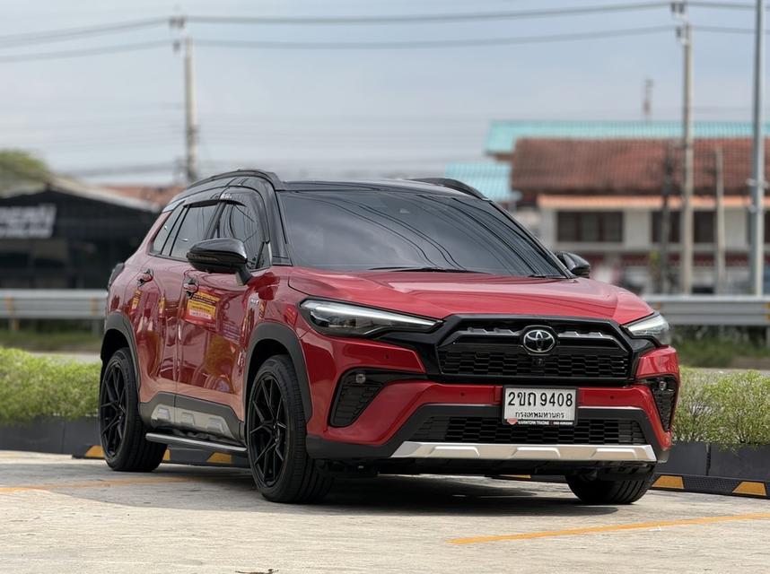 2021 TOYOTA COROLLA CROSS, 1.8 HYBRID GR SPORT โฉม ปี20-ปัจจุบัน สีแดง มือเดียวป้ายแดง รูปย่อยที่ 2
