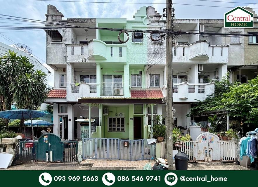 ทาวน์เฮาส์ 3 ชั้น หมู่บ้านแฮปปี้แลนด์วิลล์ ซอยลาซาล 32 ราคาถูกมาก 1