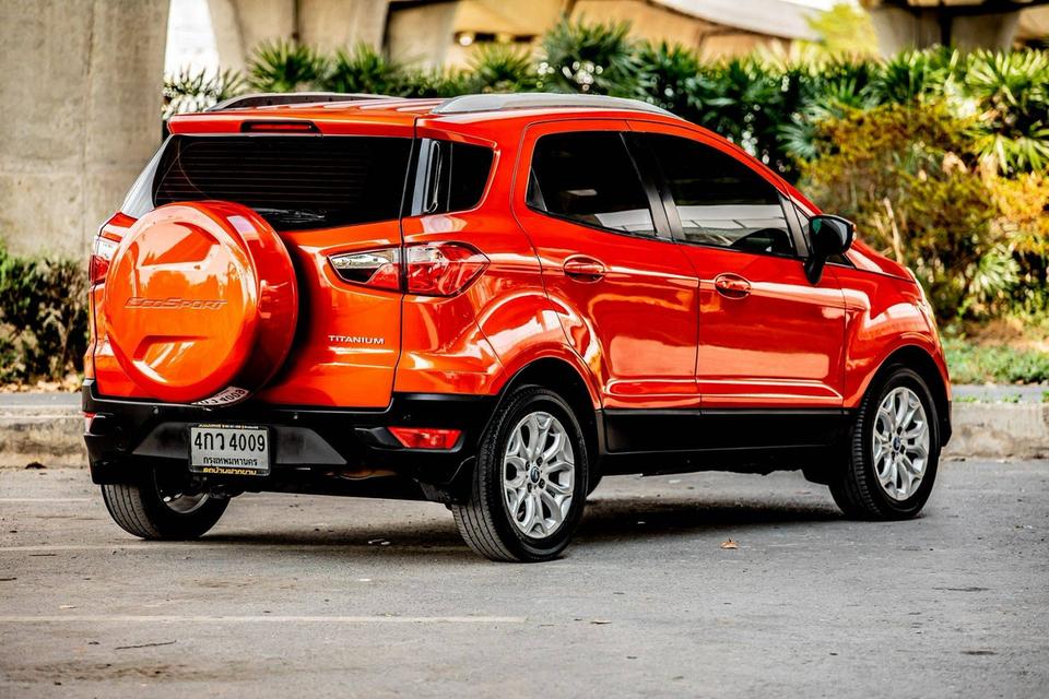 Ford EcoSport 1.5 Titanium Sunroof ปี 2015 สีส้ม ไมล์แท้เพียง 90,523 Km. 5