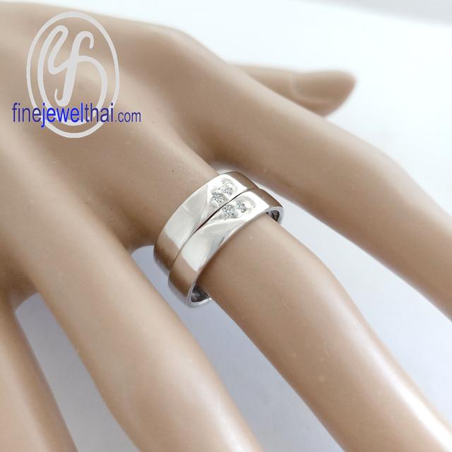 FineJewelThai | แหวนเงินแท้ แหวนเพชรแท้ แหวนแต่งงาน RC1236di รูปย่อยที่ 4