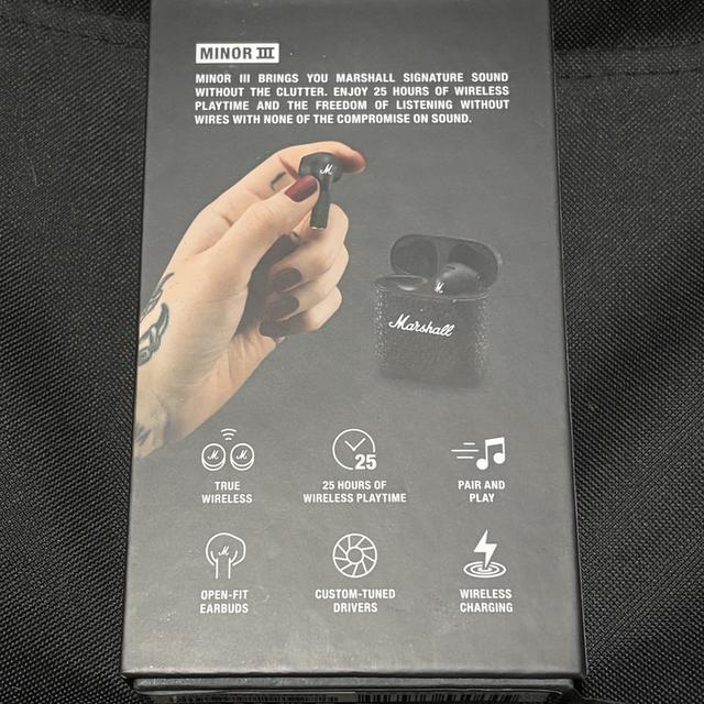 (มือสอง) Marshall Minor III ของแท้จาก Power Buy สภาพดี แบตอึด 5-6 ชม. 3