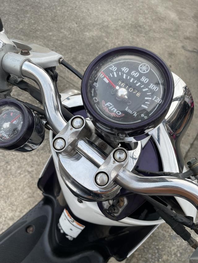 Yamaha Fino 115 cc คาบู มือสอง ปี 2012 ราคา 15,500 บาท สนใจราคาลดได้ รูปที่ 6