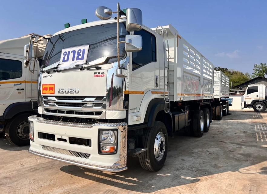 ISUZU FXZ 360 แรง ปี 57 รถ 10 ล้อแม่ลูกดั๊มพ์สามมิตร 5