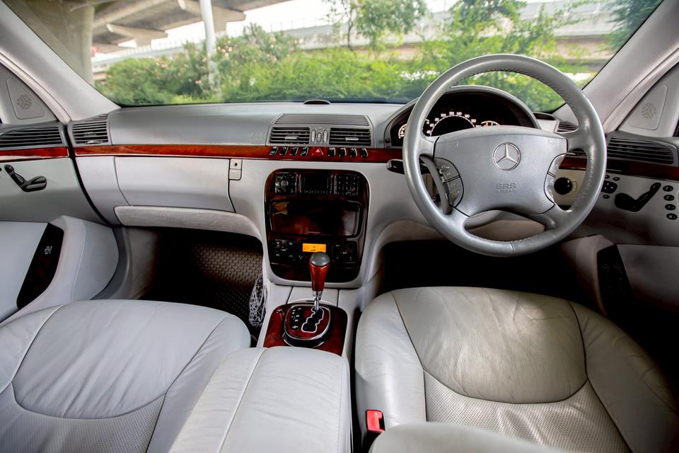 Benz S280 Sedan ปี 2001 สีน้ำเงิน สวยสภาพดีมาก 12