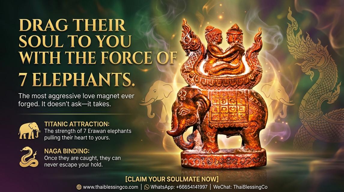 🐘 SoulBind Seven: The Sovereign Harmony & Attraction Totem (Consecrated by Luang Pu Saya Kuan, Wat Phrabat Pha Phueng) รูปที่ 11