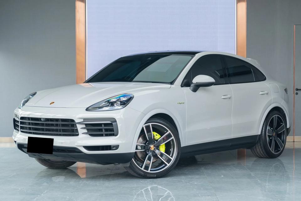 Porsche Cayenne E-Hybrid Coupe 2022 สี Crayon รูปที่ 2
