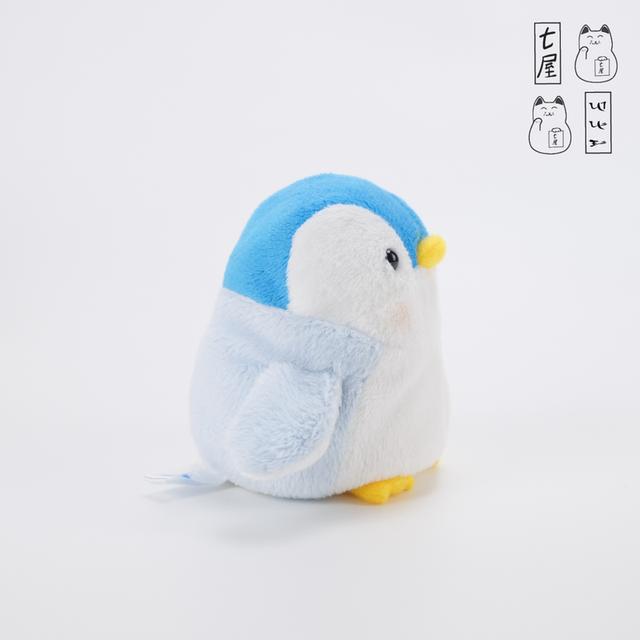 ตุ๊กตา ต้าวกวิน・เพนกวิน・นกน้อยอาควา・สีฟ้า・Pastel =͟͟͞🐧🇯🇵 Baby Penguin Blue ・Petit 9 cm ✅ AQUA・Marine Series・Otadama Plush ❄️✨ รูปที่ 5