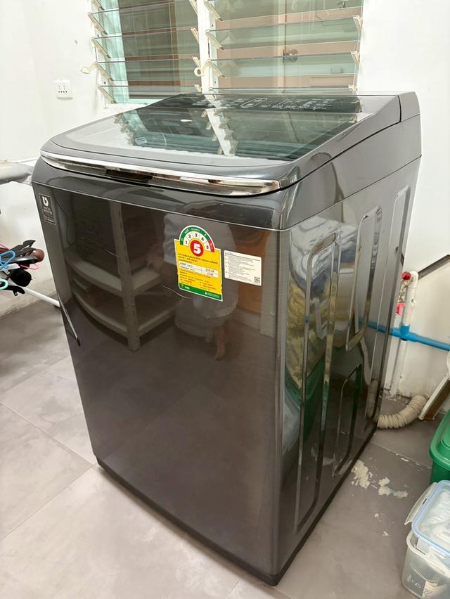เครื่องซักผ้าซัมซุง SAMSUNG  ซัมซุงฝาบน ACTIV DUALWASH 21 กก. รุ่น WA21M8700GV (21กก.) 9,500 บาท