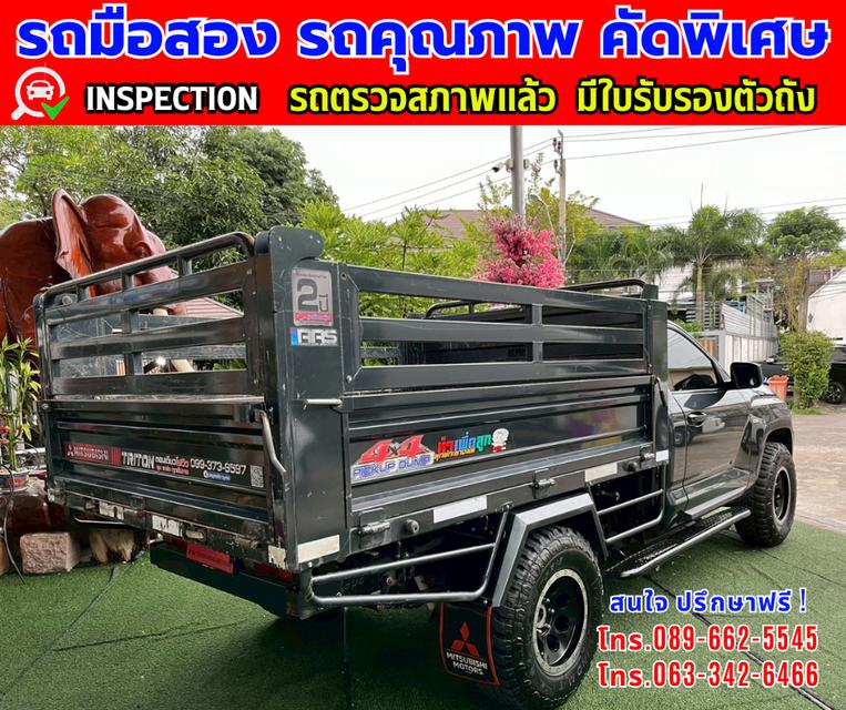 👑ปี2025 Mitsubishi TRITON 2.4 Single Cab Pro 4x4 ✴️“ยกดั๊มฟ์” รองรับน้ำหนัก3ตัน ⭐ไมล์แท้วิ่ง 22,xxx กม. ✨เกียร์ธรรมดา  🌙เครื่องดีเซล 7