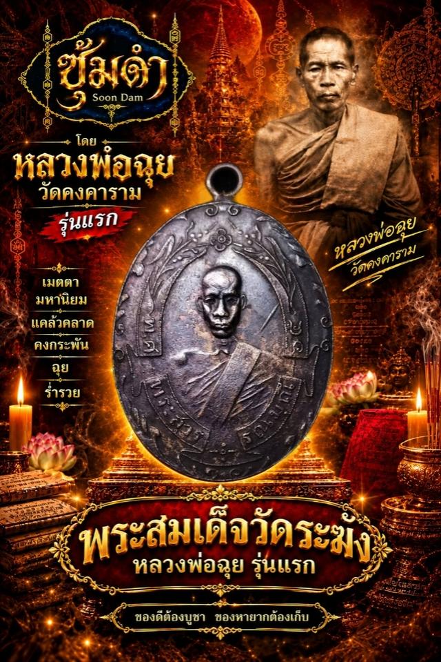 🔥 เหรียญหลวงพ่อฉุย รุ่นแรก 2465
