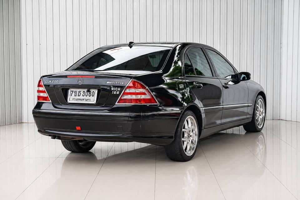 #BENZ C-CLASS, C180 1.8 KOMPRESSOR ELEGANCE ปี 2005 สีดำ�โฉม W203 ปี00-08(เลขไมล์ 247,410)ราคาขายตัด(เงินสด) 128,000.- (ขายเงินสดเท่านั้น) รูปที่ 8