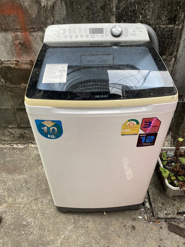 เครื่องซักผ้าhaier 10kg ฝาบน
