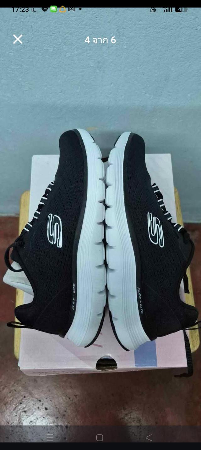 Skechers flex lite สีดำ รูปที่ 4