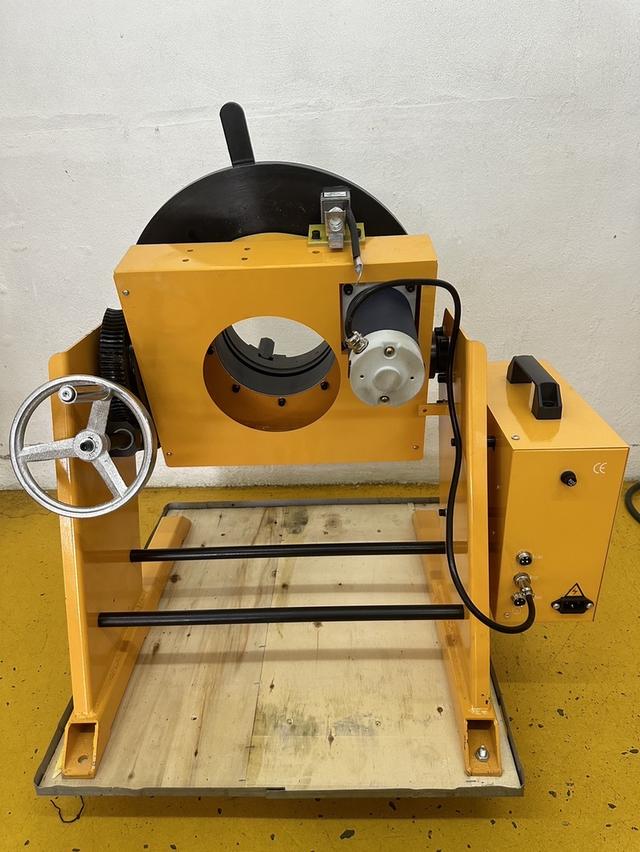 เครื่องหมุนจับชิ้นงาน HD-100 220V จับชิ้นงาน2.5นิ้ว-15นิ้ว รับน้ำหนัก100กก 7