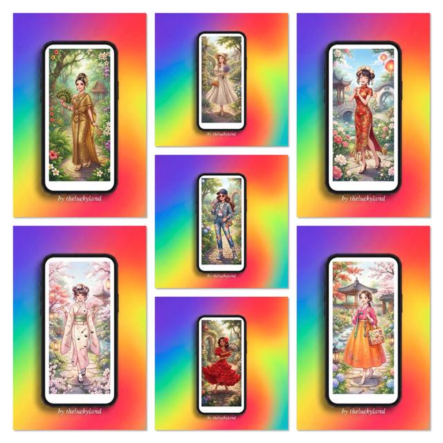 คอลเลกชันที่ได้รับแรงบันดาลใจจากเอกลักษณ์ของอาหาร 7 สัญชาติ วอลเปเปอร์มือถือ วอลเปเปอร์มงคล วอลเปเปอร์น่ารักๆ จอสวยรวยโชค