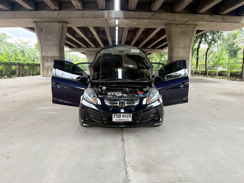 ขายรถ Honda Brio amaze 1.2 ปี 2013 สีน้ำเงิน เกียร์ออโต้ 15