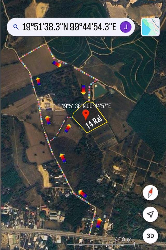 ที่ดินพรีเมี่ยม 14 ไร่ เชียงราย (สิงห์ปาร์ค) น้ำไม่ท่วม 2