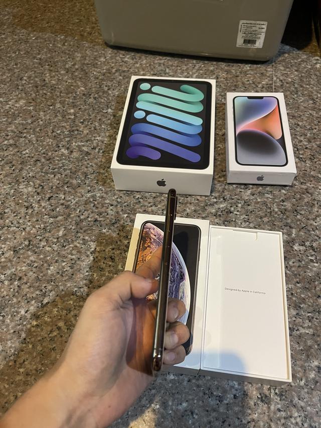 ขายไอโฟนXSMaxสีGold64กิ๊กสูนTrueมีกล่องอีมี่ตรงไร้รอยตกใช้งานดีทุกๆฟังชั่นเครื่องเดิมๆหายากมากๆ