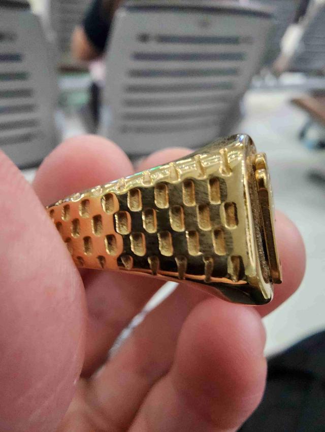 A.แหวน หัวลาย ROLEX โรเร็กซ์ สวย เดิมๆ เบอร์ 9 ขายตามสภาพ พร้อมส่ง รูปย่อยที่ 2
