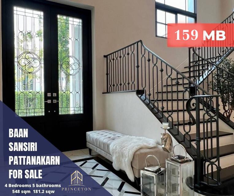 ขายบ้านแสนสิริพัฒนาการ Super Luxury House For Sale Baan Sansiri Pattanakarn 2