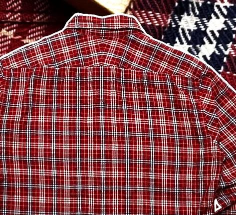 BURBERRY NOVA CHECK 'S LONDON BROWN VINTAGE SHIRT Red Long Sleeve Men'sสื้อผ้าเครื่องแต่งกาย 6