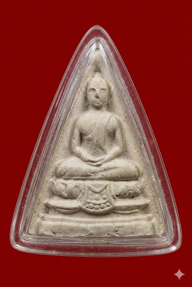พระผงสามเหลี่ยม วัดสามปรื้ม หลวงปู่โต๊ะปลุกเสก