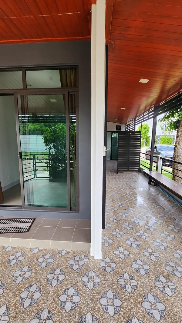 บ้านหัวมุม วิวสวน ให้เช่า โครงการ Pleno สุขสวัสดิ์-ประชาอุทิศ 60 เฟอร์นิเจอร์ครบ เข้าอยู่ได้ทันที โทร 085-144-0184 12
