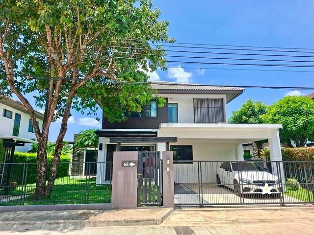 ให้เช่าบ้านเดี่ยว 2 ชั้น 66 ตรว. 4 ห้องนอน โครงการมัณฑนา บางนา กม.7 ซอยราชวินิตบางแก้ว ใกล้เมกะบางนา ใกล้ทางด่วน 1