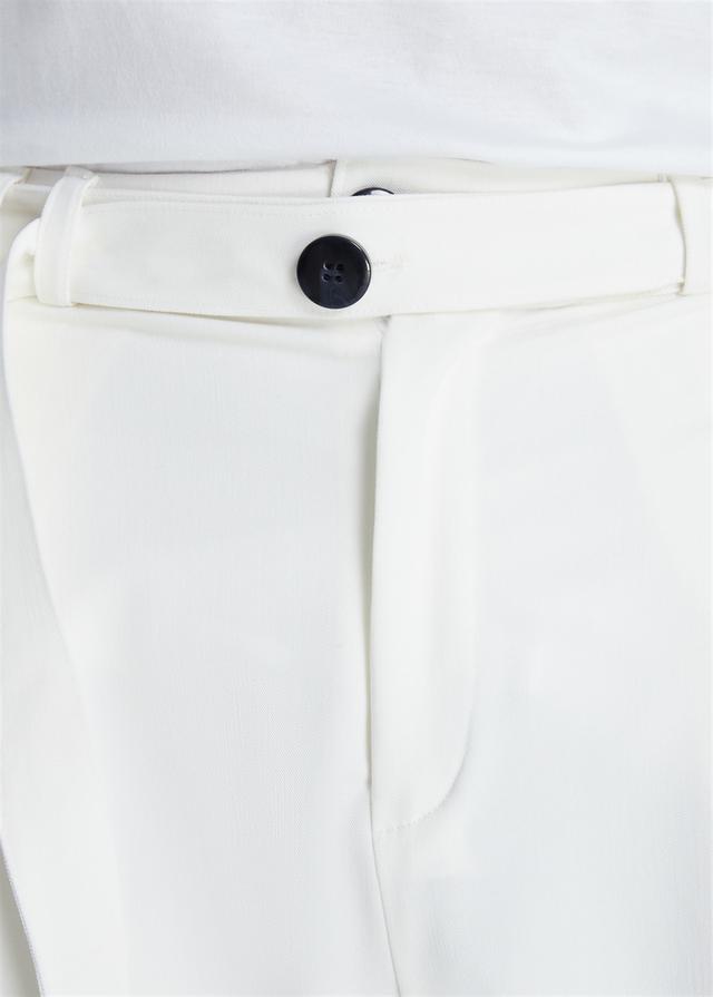 กางเกง ทรงลุงสีครีมและสีขาว รูปที่ 8