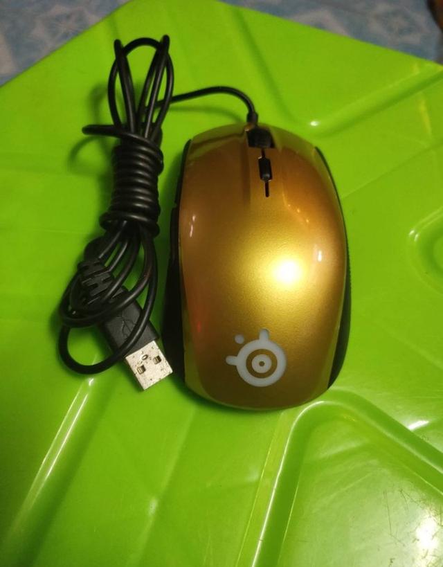 เมาส์ STEELSERIES RIVAL 100 (ALCHEMY GOLD)