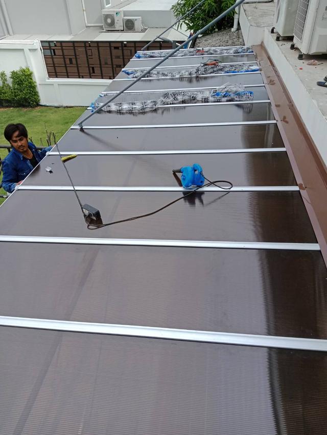 รับเหมา ต่อเติม โครงหลังคา กันสาด ห้องครัว เทพื้นปูกระเบื้อง Line dddesign23 รูปที่ 15