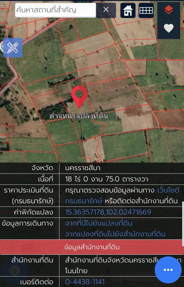 ขายที่ดิน 83 ไร่ ไร่ละ150,000 บาทต.พังเทียม อ.พระทองคำ จ.นครราชสีมา ที่ดินแปลงใหญ่ ทำเลดี เหมาะทำเกษตร รีสอร์ต หรือเก็งกำไรในอนาคต ✅ สามารถแบ่งขายได้ 17